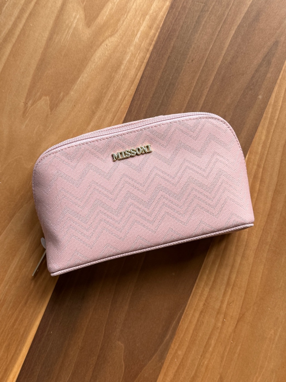 Missoni Blush Pink Chevron Cosmetic Case Unopened